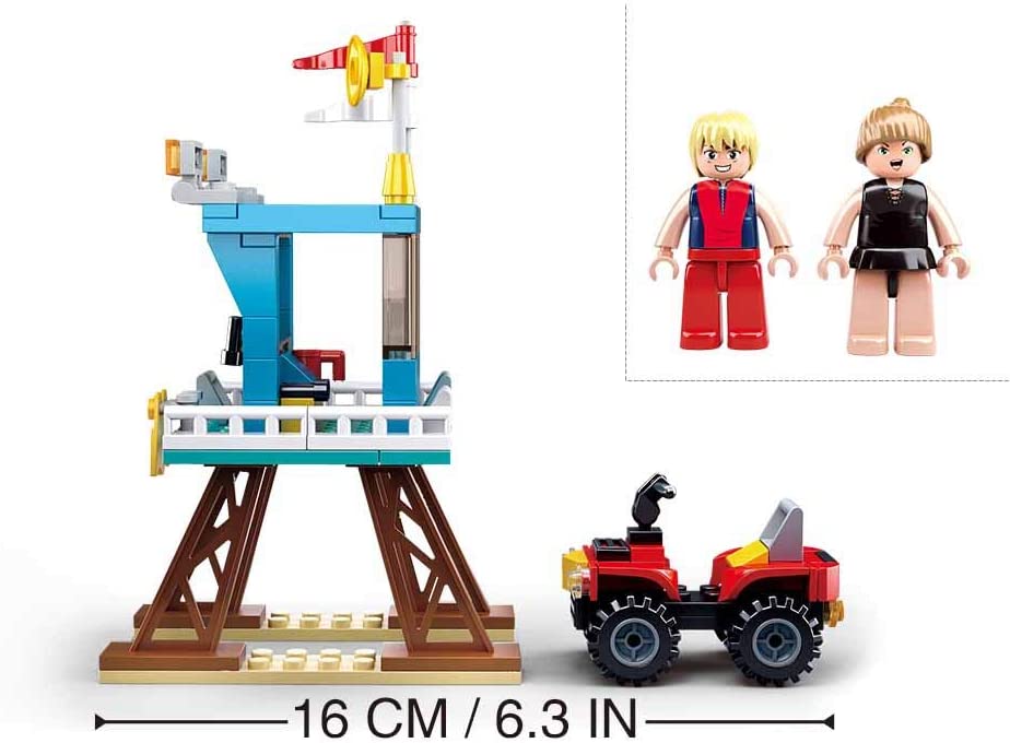 Sluban BEACH RESCUE - Life guard tower, Multicolor, Medium - Image 3