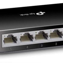 TP-Link TL-SG1005D, 5 Port Gigabit Ethernet Network Switch, Ethernet Splitter, Hub, Desktop and Wall-Mounting, Plastic Case, Plug and Play, Energy-Saving, Black