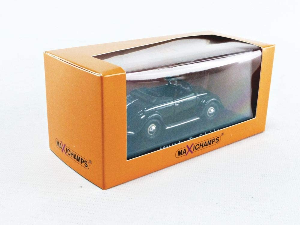 Maxichamps 1:43 Volkswagen Hebmüller-Cabriolet - 1950 - Black - Image 4