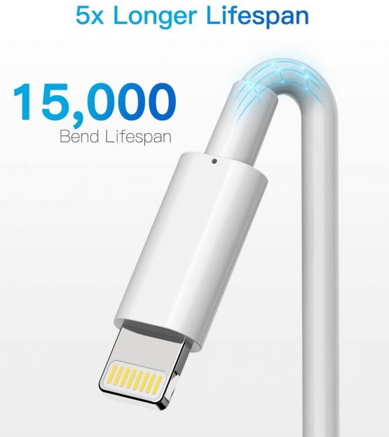 Quntis iPhone Charger Cable 3Pack 1+2+3M Certified Premium Lightning to USB A Cable Compatible for iPhone 11 Xs Max XR X 8 Plus 7 Plus 6 Plus 5s SE iPad Pro iPod and More - Image 2
