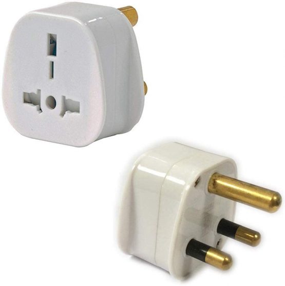 Gadgets Hut UK - 2 x UK to South Africa Travel Adapters (Pack of 2)