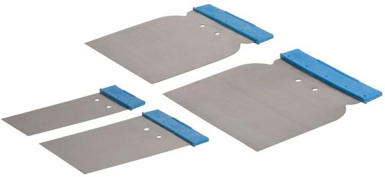 Silverline 398777 Body Filler Application Set 4pce 50, 80, 100 and 120 mm