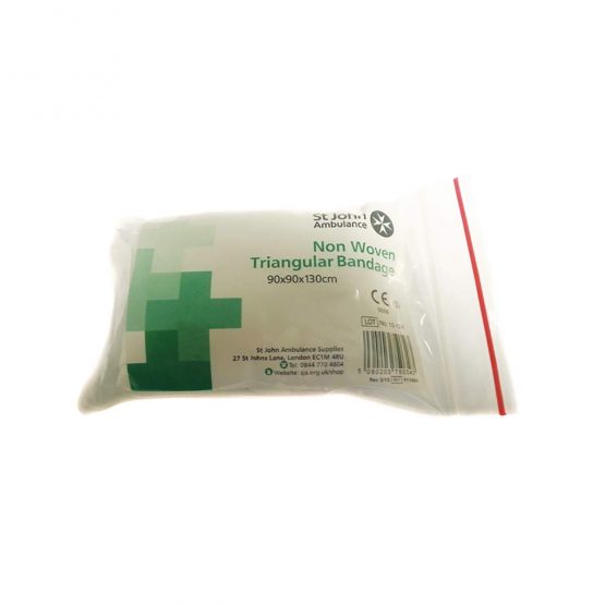 St John Ambulance F11604 90 x 90 x 130cm Disposable Triangular Bandage