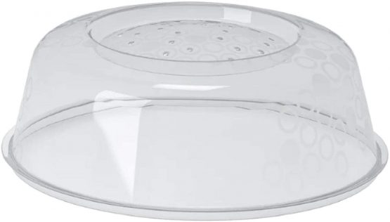 IKEA PRICKIG Standard Quality Transparent Microwave Lid Plate Cover With Air Vents For Perfect Reheating
