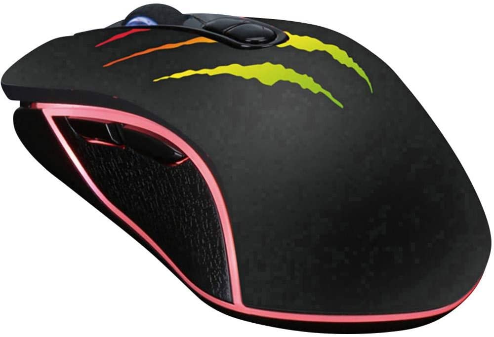 Marvo M425G Precision Programmable 7-Button Gaming Mouse DPI Quick Selection Rainbow Black USB Fast Optical Sensor - Image 3
