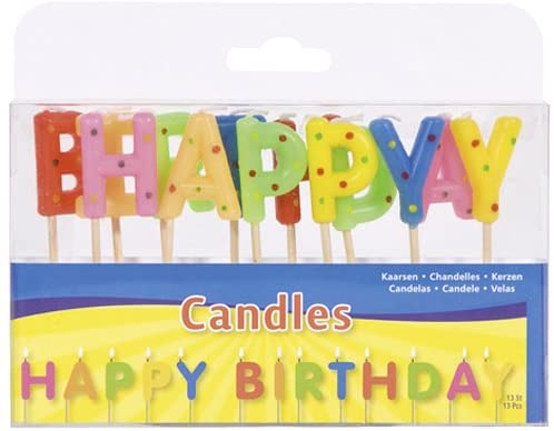 Speelgoed Folat - Happy Birthday Candle - Multi Colors, Multi-colored