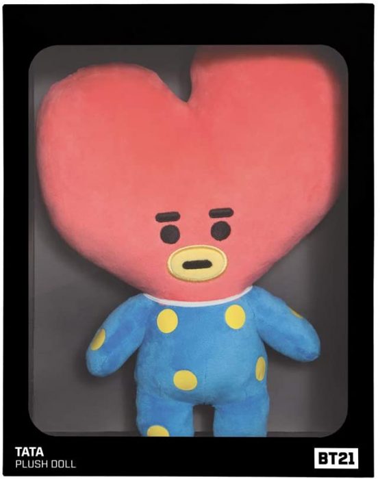 AURORA BT21 Official Merchandise, TATA Soft Toy, Medium, 61319, Blue and Red - Image 2