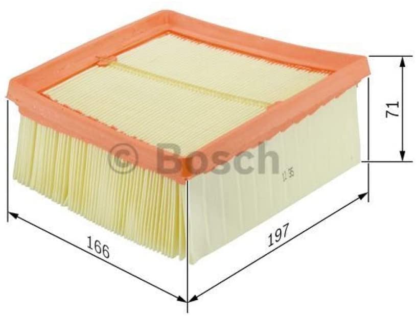 Bosch S0135 Car Air Filter - Separates Particles from the Air Intake - Moisture-resistant plus High Tensile Strength - Image 4