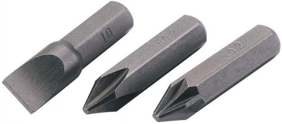 Draper 30912 10MM Plain Slot Impact Screwdriver Bit
