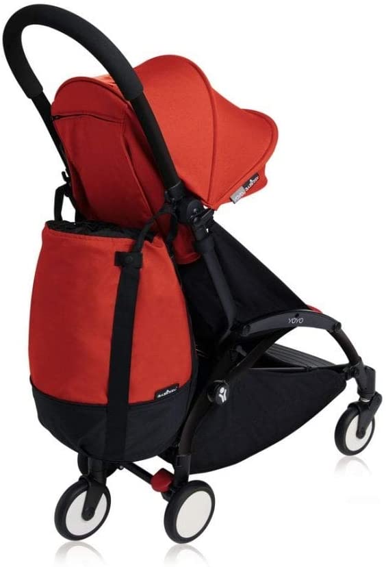 Babyzen YOYO Bag, Red - Provides Additional, Sturdy Storage on The YOYO2 Pushchair - Includes Wheel Base & Hooks - Image 4