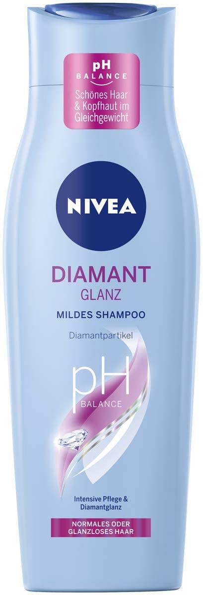 Nivea Diamond Shine Mild Shampoo 250 ml, transparent, 250 ml (Pack of 1)