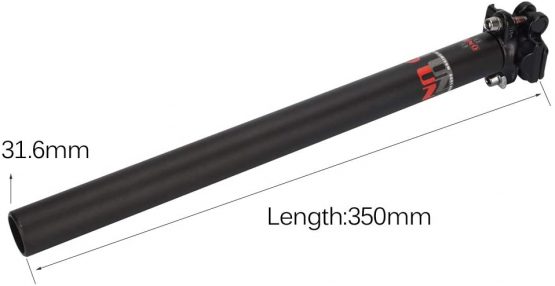 BESNIN Seat Post,Bike Seatpost 25.4/27.2/28.6/30.9/31.6 mm *350/400mm Bicycle Saddle Angle Adjustable Seatpost for MTB Road Bike BMX - Image 2