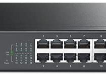 TP-Link TL-SF1016 16-Port 10/100Mbps Ethernet Switch, 19-inch Rack-Mount, Steel Case