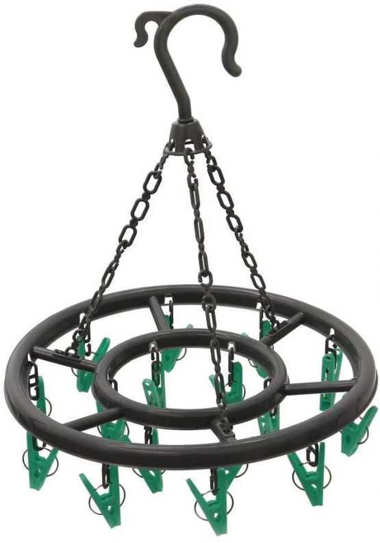 JVL 16-Piece Peg Round Sock Dryer - Image 3