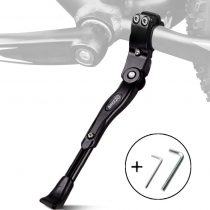 BREEZO Bicycle Kickstand Adjustable Bike Kickstand Aluminium Alloy Side Stand with Anti-slip Rubber Feet for Mountain Bike, Road Bike + 2 FREE Allen Hexagon Wrenches