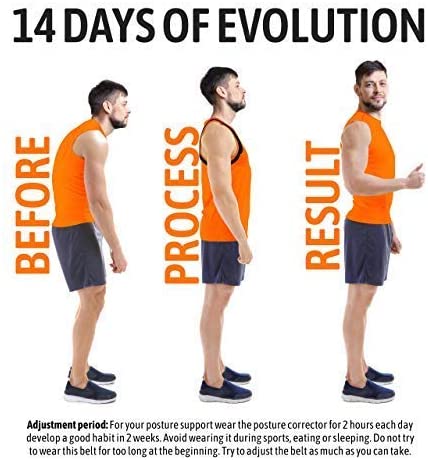 Posture Corrector for Men and Women Upper Back Brace for Clavicle Support Adjustable Back Straightener and Providing Pain Relief from Neck - Image 2