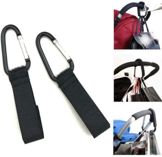 stroller diaper bag clips