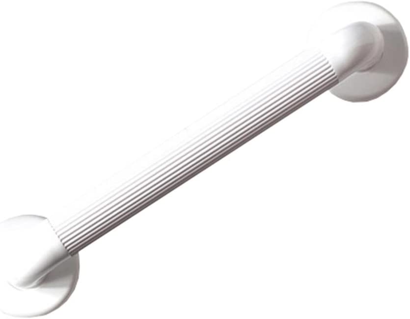 Plastic Fluted Grab Rail - 300mm Healthcare, White, 30 cm (12-inch)