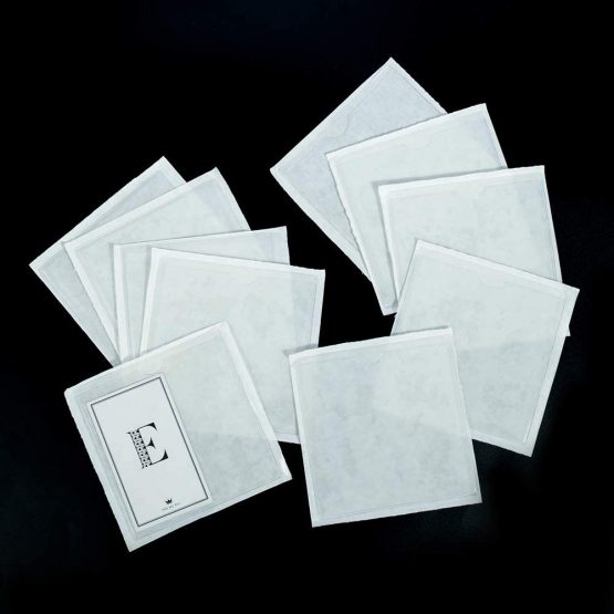 upain Permit Holder for Car Windscreen Square 10 Packs Parking Permit Holder for Permits Badges Passports 105 x 105mm - Image 3
