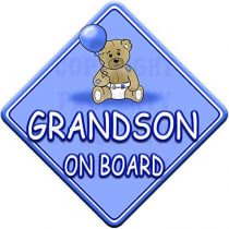 TED Ball * Grandson ON Board * car Window Sign
