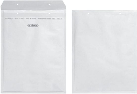 Herlitz 10917425 Padded Envelope H/8, 27 x 36 cm FSC Mix Paper, PE Liner, Pack of 2) - Image 2