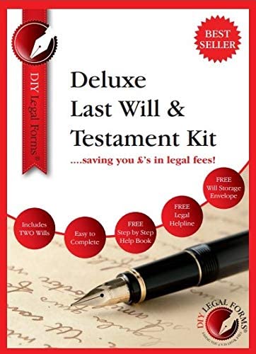 DIY Legal Forms Deluxe Last Will and Testament Kit. 2024-5 Edition. (2 Pack), Clear - Image 2