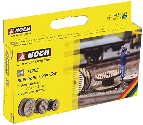 Noch 14202 Cable Rolls Landscape Modelling, Schwarz - Image 2