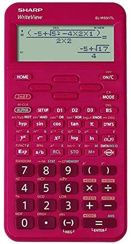 Sharp EL-W531TL RD Scientific Calculator, Red