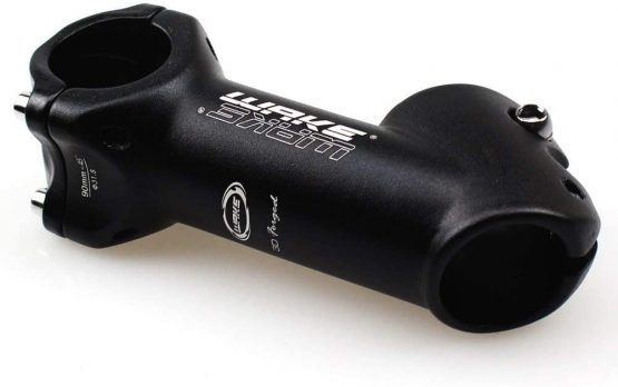 CYSKY Bike Stem 31.8 90mm 45 Degree Bicycle Handlebar Stem Riser MTB Stem for Mountain Bike, Road Bike, Most Bicycle,MTB, BMX(Aluminum Alloy, Black)