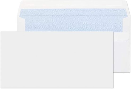 Blake Purely Everyday DL 110 x 220 mm 80 gsm Self Seal Envelopes (12882/50 PR) White - Pack of 50