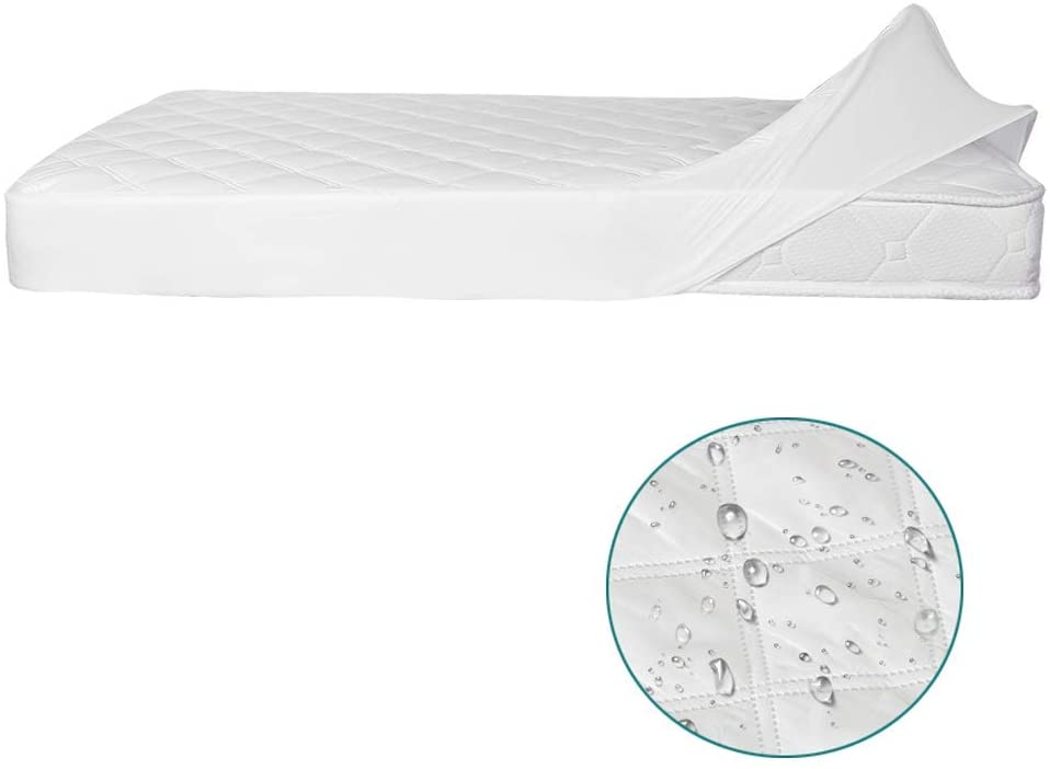 Yoofoss Waterproof Baby Mattress Protector 70 x 140 cm Adjustable Fitted Sheet Removable and Washable for Cot Bed - Image 2