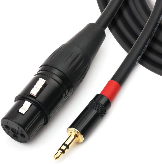 Nanyi 3 5mm 1 8 Inch Trs Stereo Male To Xlr Female
