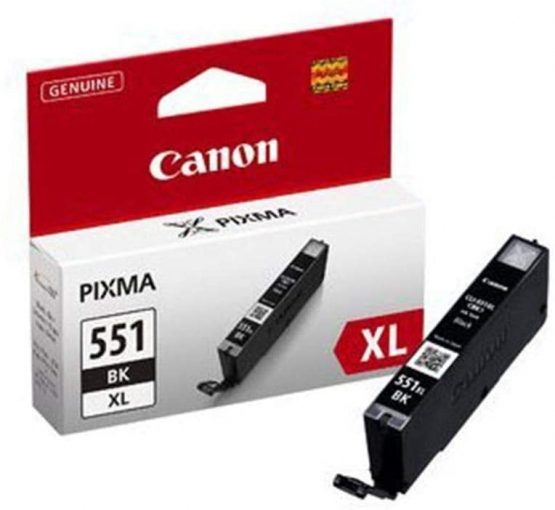 Canon Cli-551xl High Capacity Ink Cartridge, Black - 6443B001