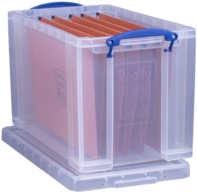 Really Useful Box Plastic Storage 24 Litre Clear,465 x 270 x 290 cm, 24 Litre x 1 - Image 2