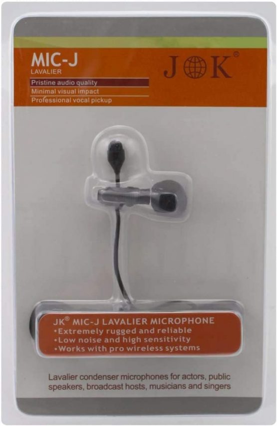 Pro Lavalier Lapel Condenser Microphone JK® MIC-J 044 For Shure Wireless Transmitter - Image 3