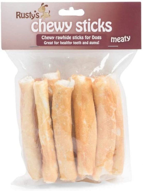 Rusty's Chewy Meaty Dog Treat Sticks, 200 g