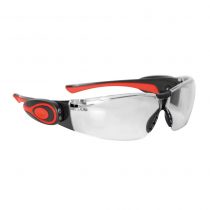 JSP Stealth 8000 LED Safety Spectacle with Clear Anti Mist Lens - (ASA106-121-300)