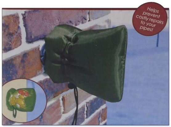 ABIsedrin Outside Tap Cover Jacket Insulated Protector, Dark Green, 15163CM