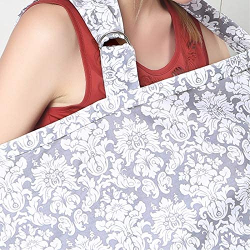 Breastfeeding Cover, Breathable Cotton Nursing Cover Scarf Breastfeeding Apron Shawl for Baby Car Seat Cover Baby Swaddle Blanket - Image 4