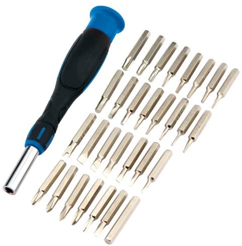 Draper 09550 Precision Screwdriver Set (31 Pieces), Multicolor
