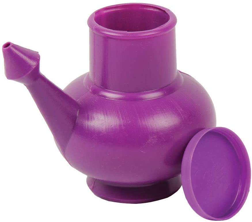 Yoga-Mad Unisex Adult Genie Neti Pot Neti Pot - Purple, 240ml - Image 4