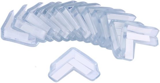 DEWIN Baby Safety Corner Protectors - Corner Table Protector Baby Kid Safety Transparent Protector Pad Furniture Edge Table Corner Protection 15Pcs