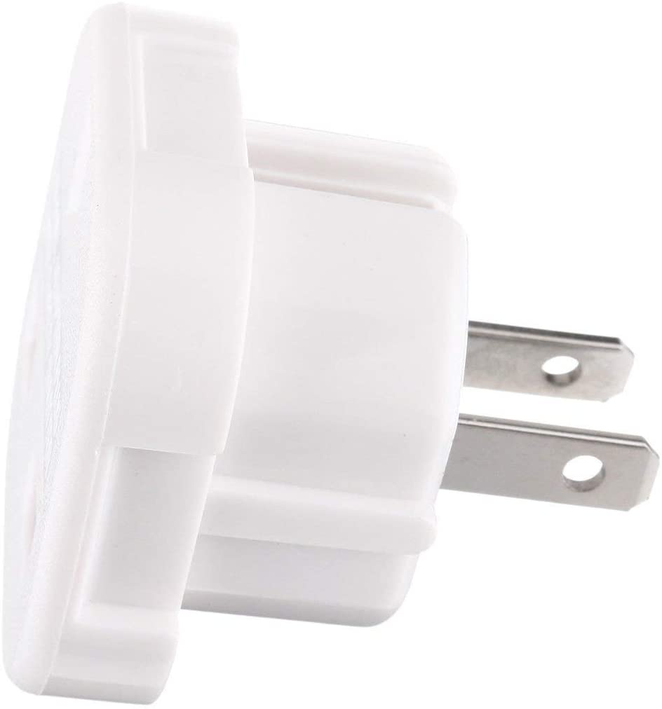 MG LTD – 2 x UK to USA Plug Adaptor for US, Australia, Canada, Mexico ...