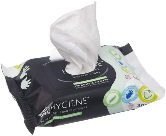 vital baby HYGIENE Super Soft Hand and Face Wipes, Gentle Cleansing Wipes, Fresh Fruity Fragrance, Hypoallergenic, Alcohol Free, (Pack of 30) - Image 2