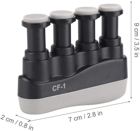 Dilwe Finger Exerciser, Adjustable Guitar Piano Zither Finger Strength Tension Exerciser Hand Grip Trainer Strengthener Practice Tool - Image 4