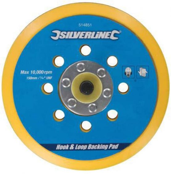 Silverline 108628 Hook and Loop Backing Pad 125 x 2 mm - Image 2