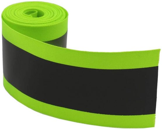 Leen4You Fabric Reflective Safety Tape Strip Vest Warn Caution Trim Strip Sew on Lime Synth 3 Meters - Image 4