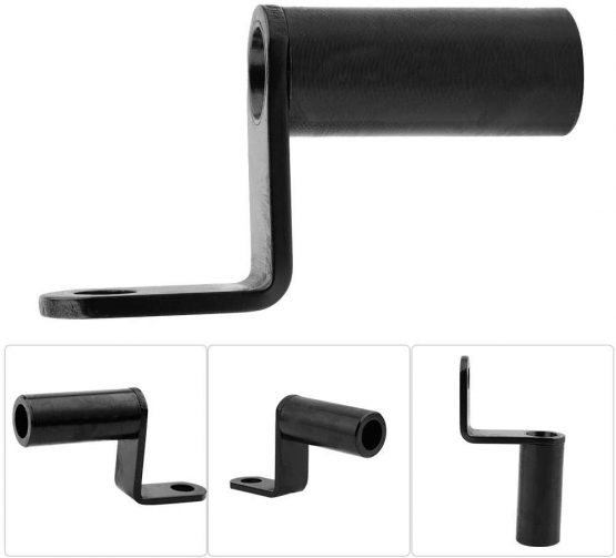 Bicycle Flashlight Bracket, Aluminum Alloy Bike Handlebar Extender Conversion Mount Bracket Black Cycling Equipment - Image 2