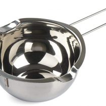 Double Boiler Melting Pot with 480ML,Candle Making Kit,304 Stainless Steel Melting Pot for Chocolate Butter Candy Cheese Caramel,Soap and Wax Making