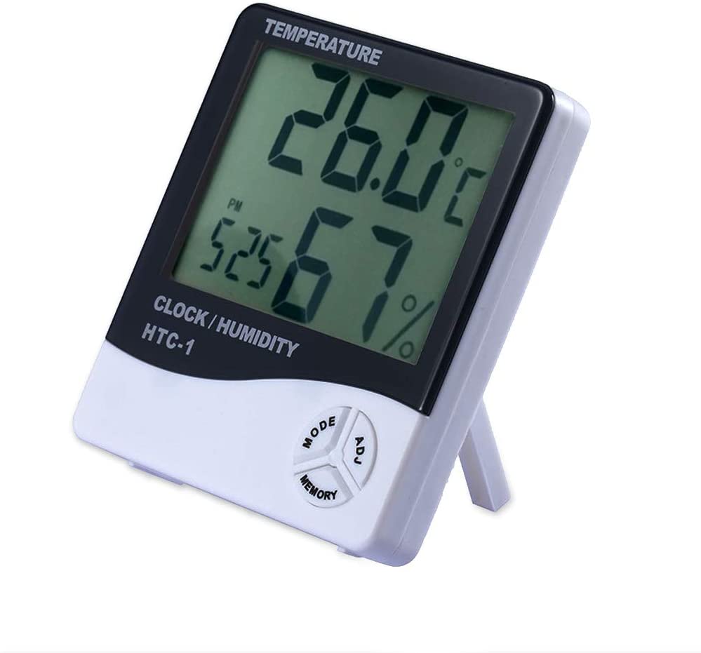 kabinga Electronic Digital Thermometer, Home Temperature Humidity Meter, Mini Hygrometer, Unisex-Adult, White, M - Image 2